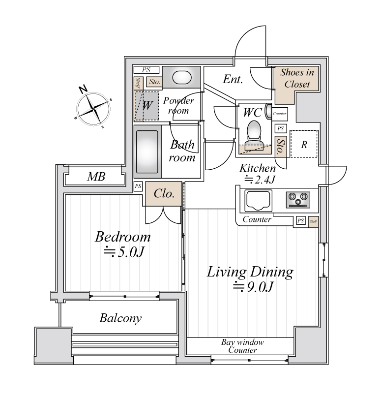 ドゥーエ銀座イーストⅠ
403