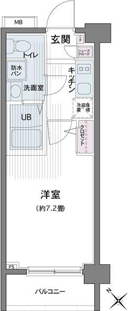 エコロジー都立大学レジデンス
306