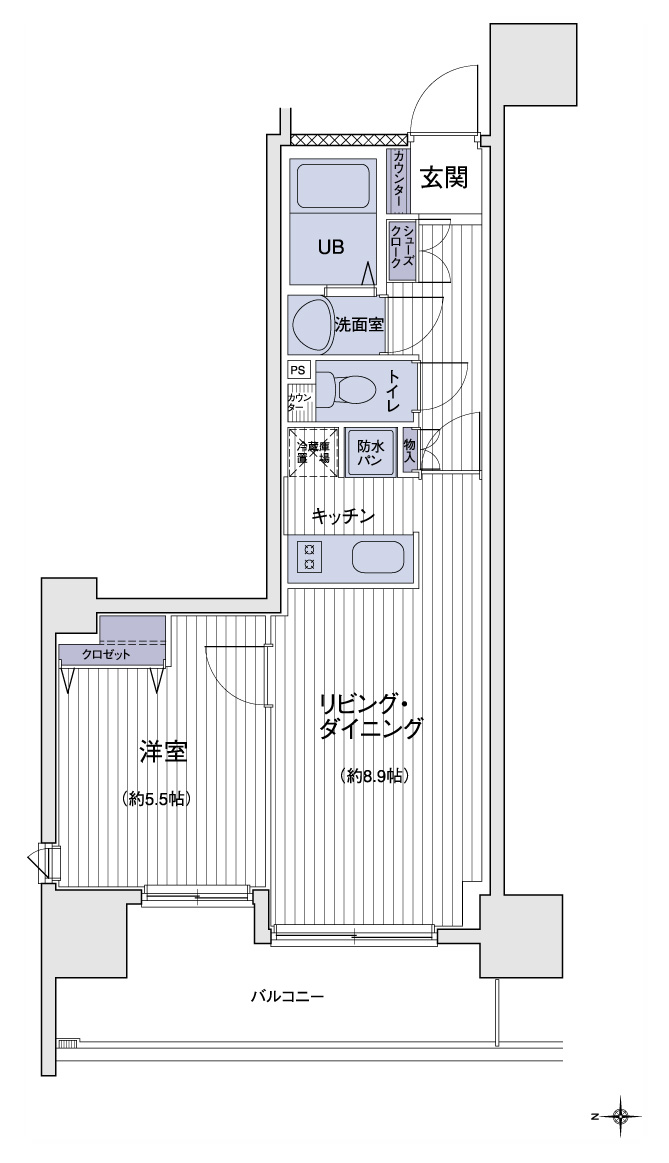 エスティメゾン大島
501