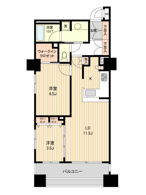ＨＦ銀座レジデンスＥＡＳＴ
203