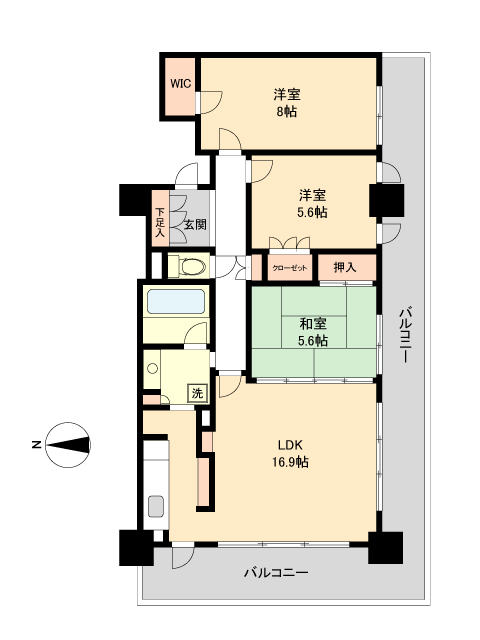 レジディアタワー仙台
903