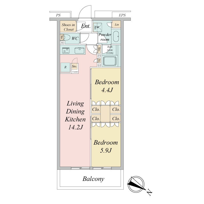 ブランシエスタ目黒中央町
513