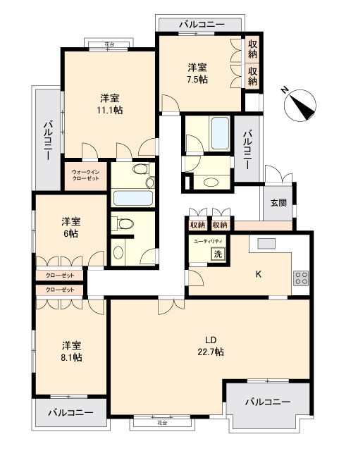 アプリーレ玉川学園
101