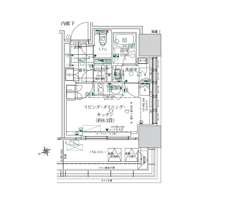 ローレルタワールネ浜松町
315