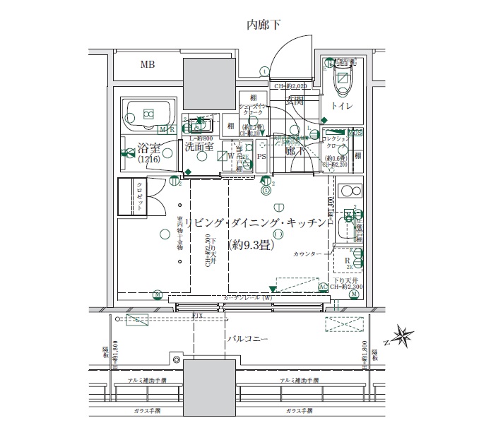 ローレルタワールネ浜松町
513