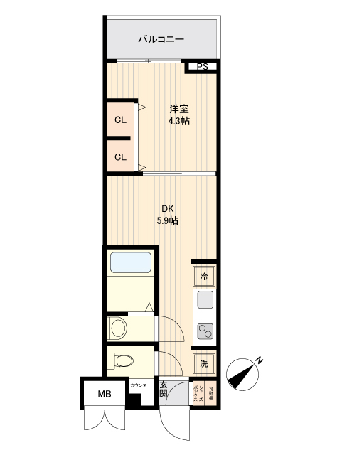 ウィルテラス用賀
402