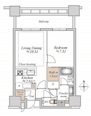 白金ザ・スカイ　東棟
1817